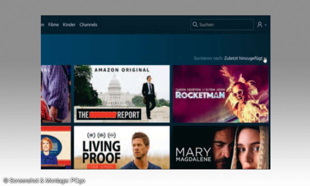 Videostreaming-Dienste im Vergleich - Screenshot Netflix Watchlist