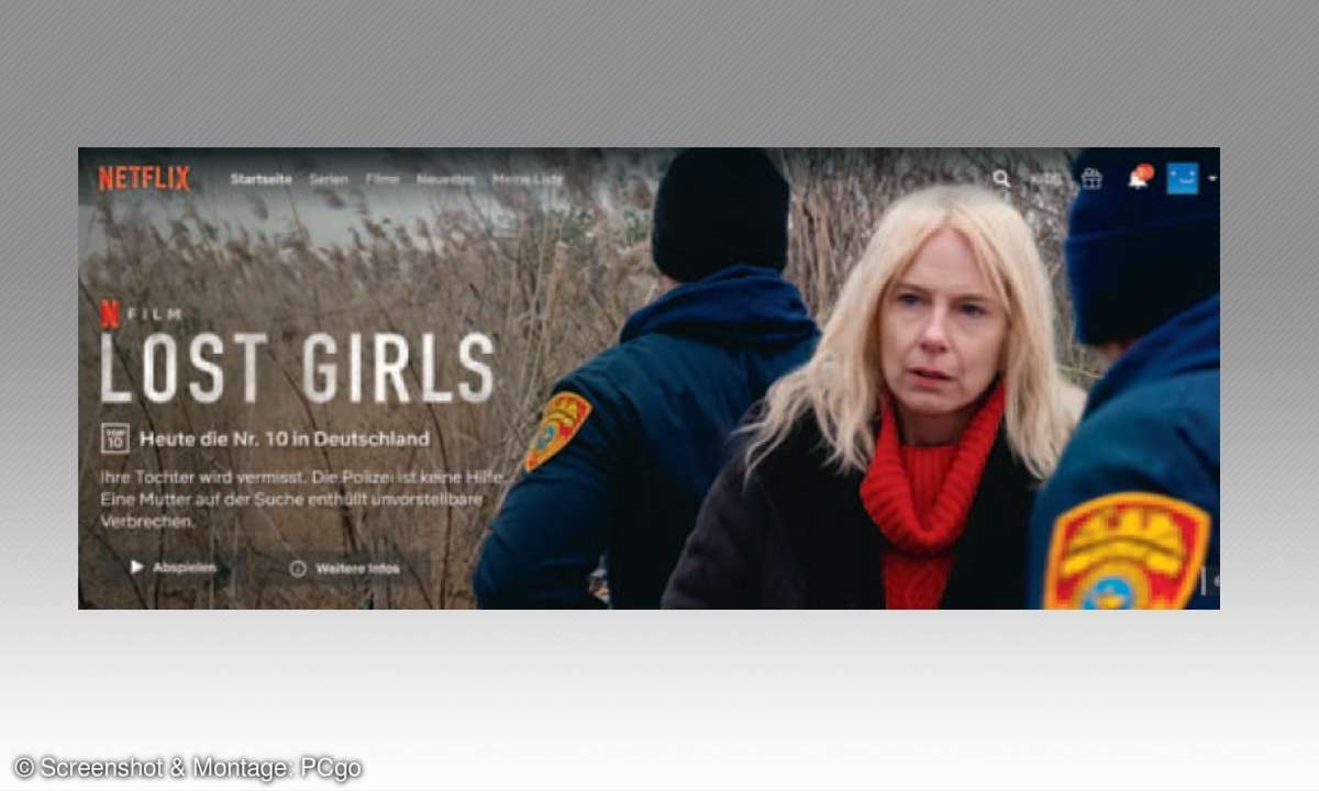 Videostreaming-Dienste im Vergleich - Screenshot Netflix