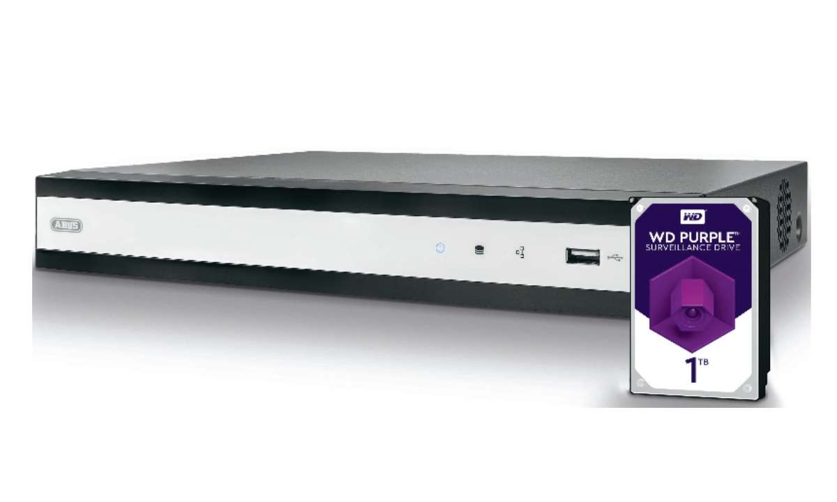 IP-Kamera-Systeme: Abus TVVR36421T - IP-Recorder