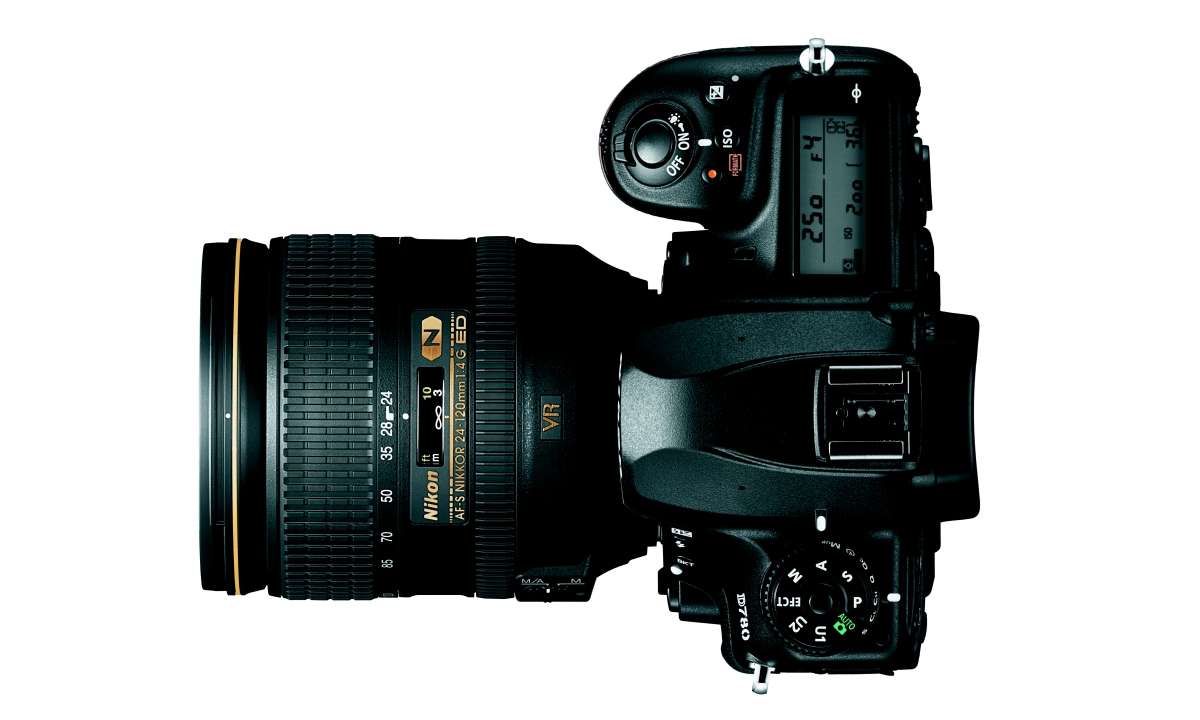Nikon D780 im Test - Top Ansicht