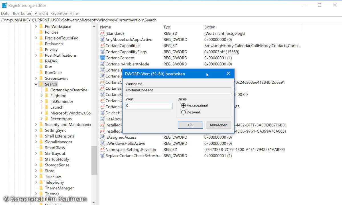 Windows Einstellungen Bing
