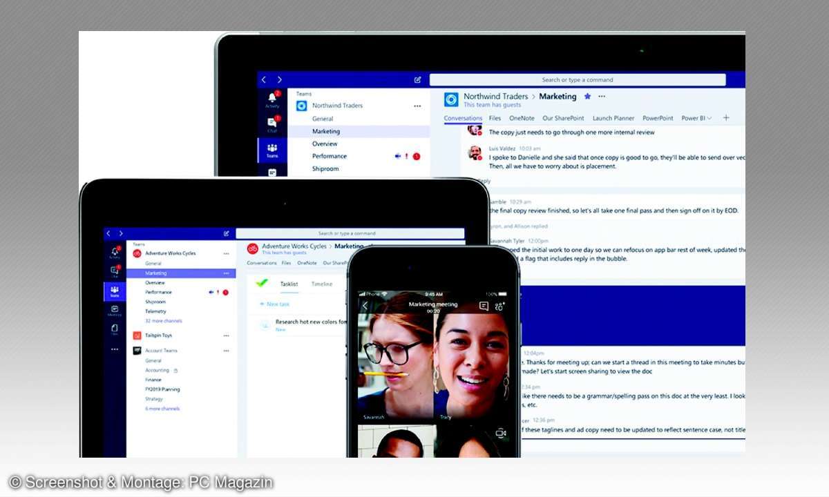 Business-Cloud-Dienst: Microsoft 365 Business Basic Screenshot