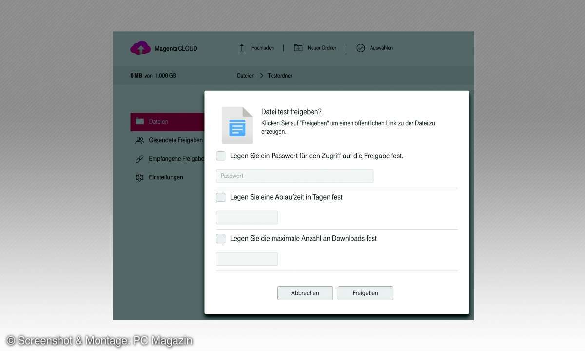 Business-Cloud-Dienst: Telekom MagentaCloud XL