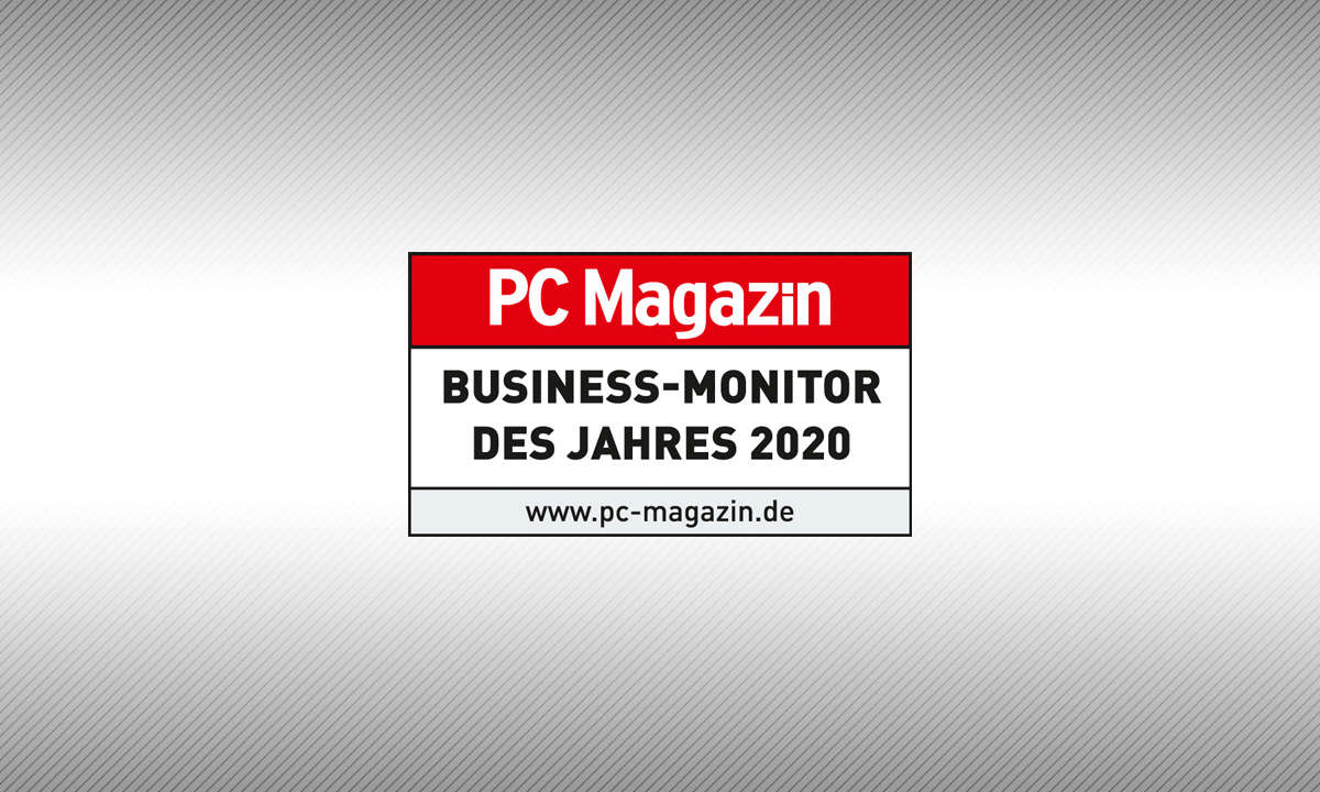 Testsiegel PC Magazin Business Monitor des Jahres 2020