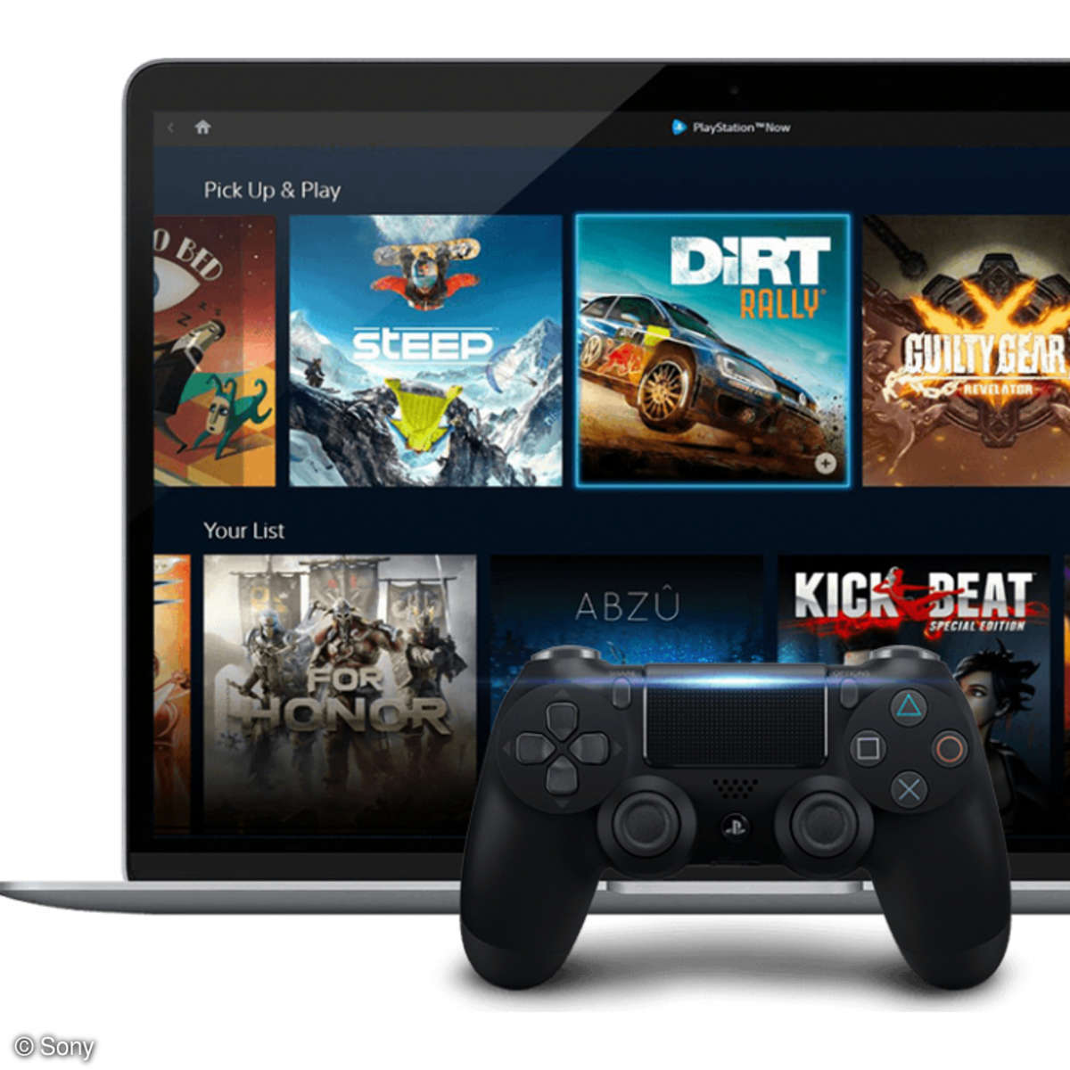 PS Now App Homescreen