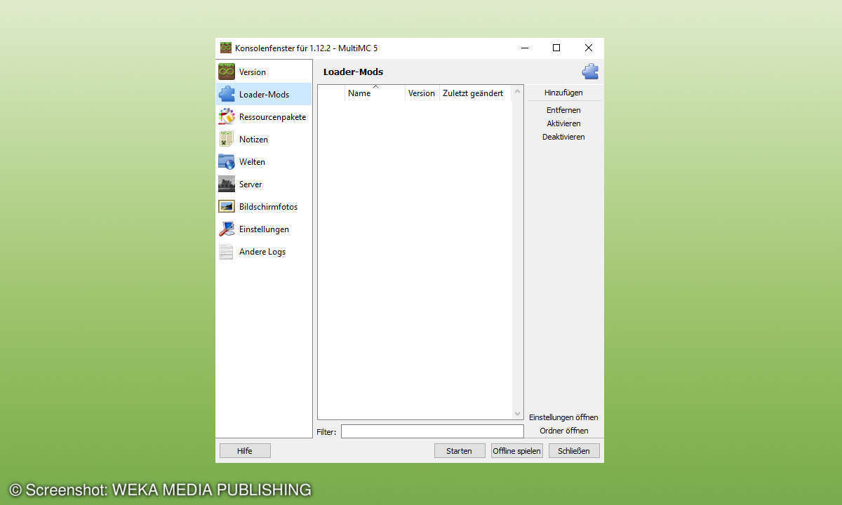 Minecraft MultiMC LoaderMods