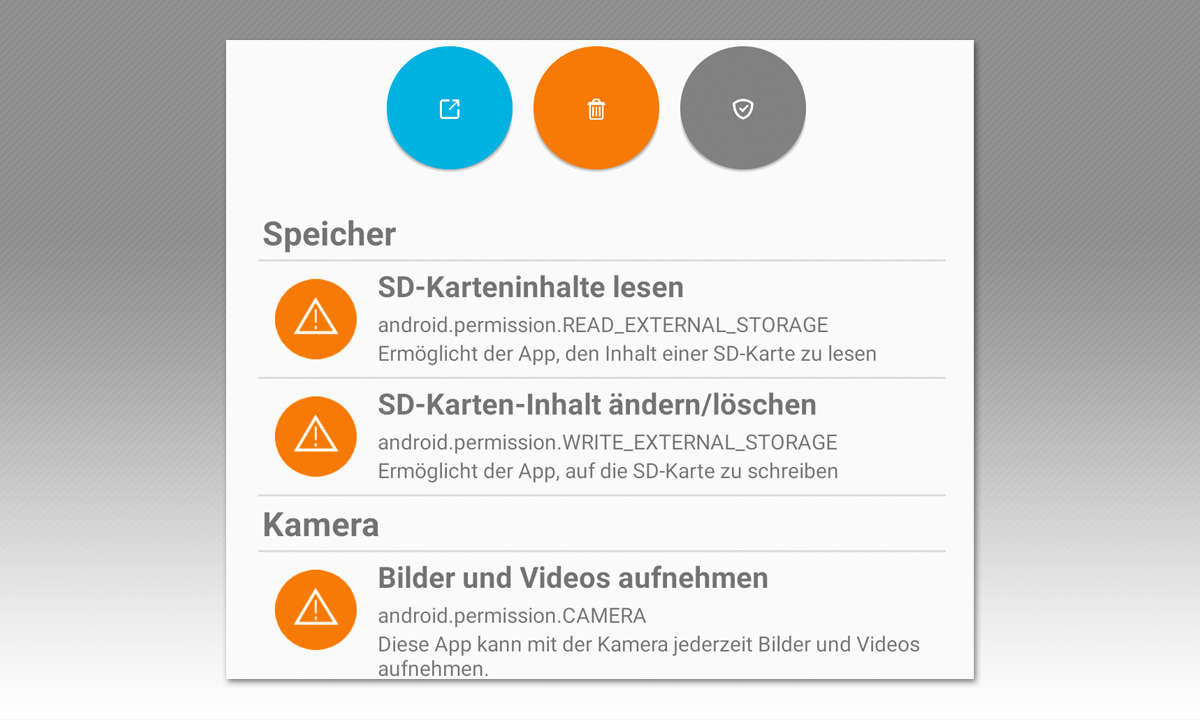 So sichern Sie Ihr Heimnetzwerk im Home-Office: Permission Friendly Apps Screenshot
