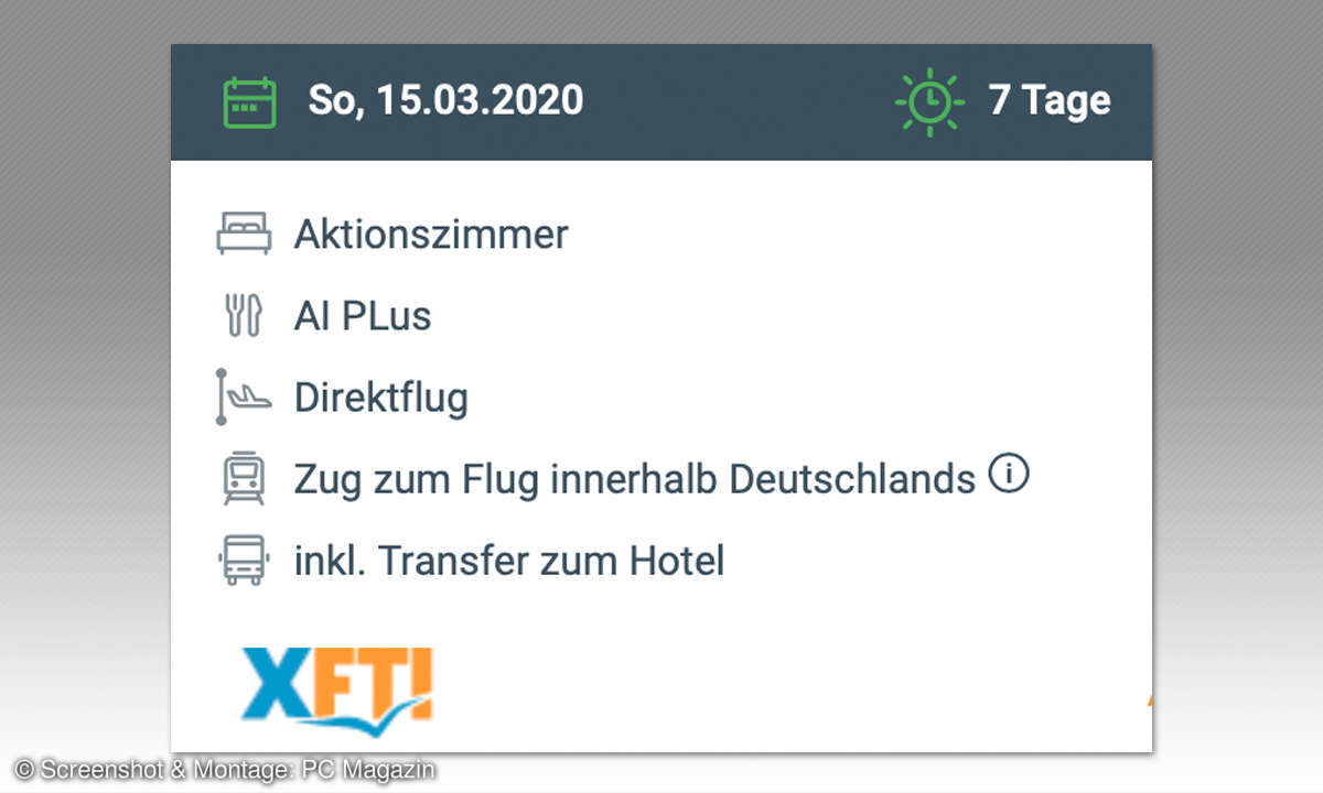 Online-Reiseportale im Vergleich: Wer bietet den besten Service? - Weg.de Screenshot