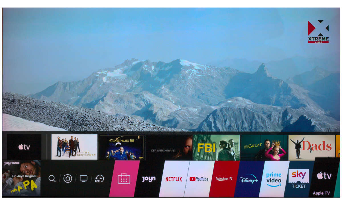 LG 65NANO867NA im Test - Screenshot Hauptmenü
