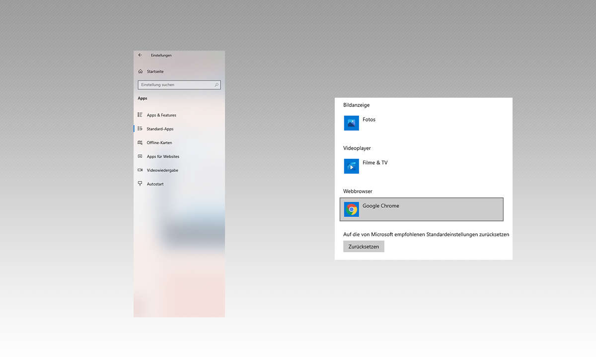 Windows 10 Einstellungen