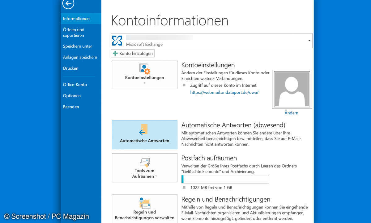 outlook automatische antworten abwesend