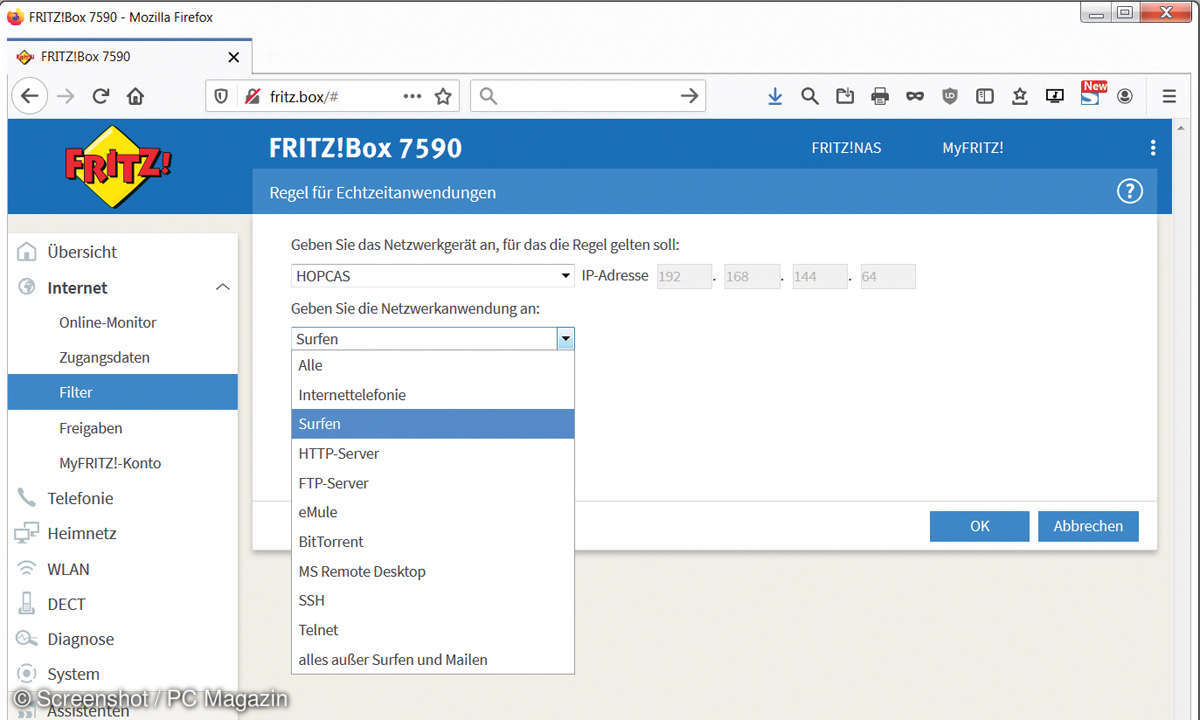 fritzbox traffic priorisieren