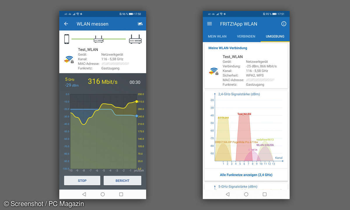 fritz app wlan
