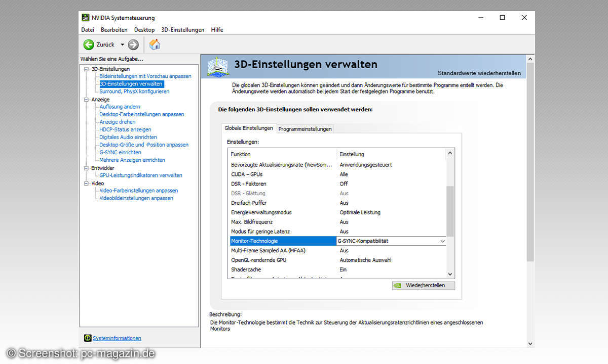 Adaptive Sync Anleitung