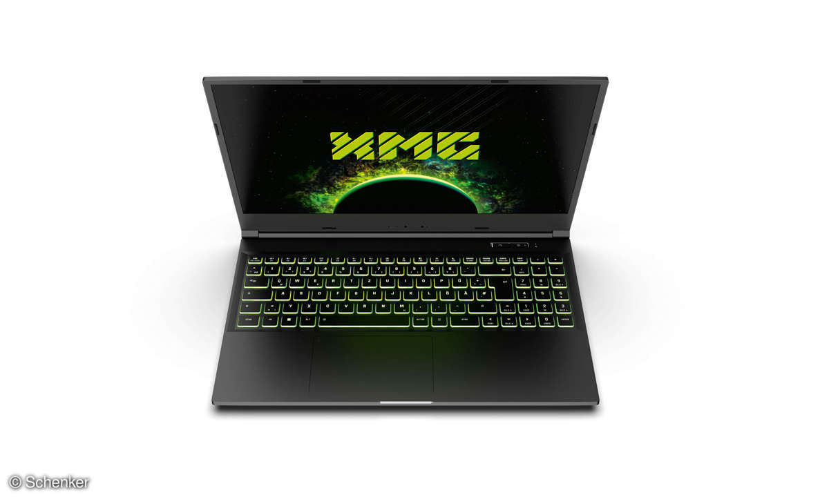 XMG Core 15 M20 - Aufsicht