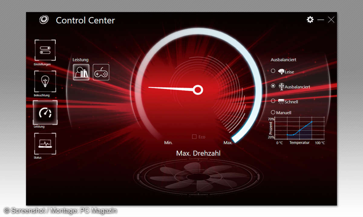 XMG-CORE Control Center