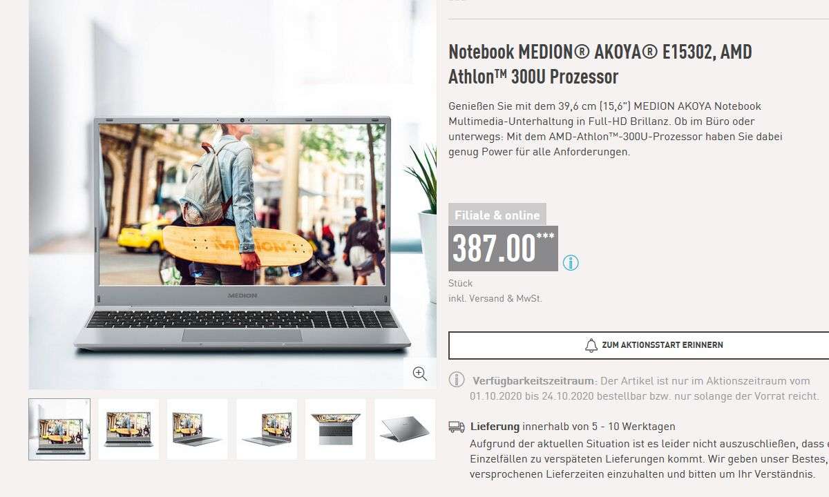 Medion Akoya E15302
