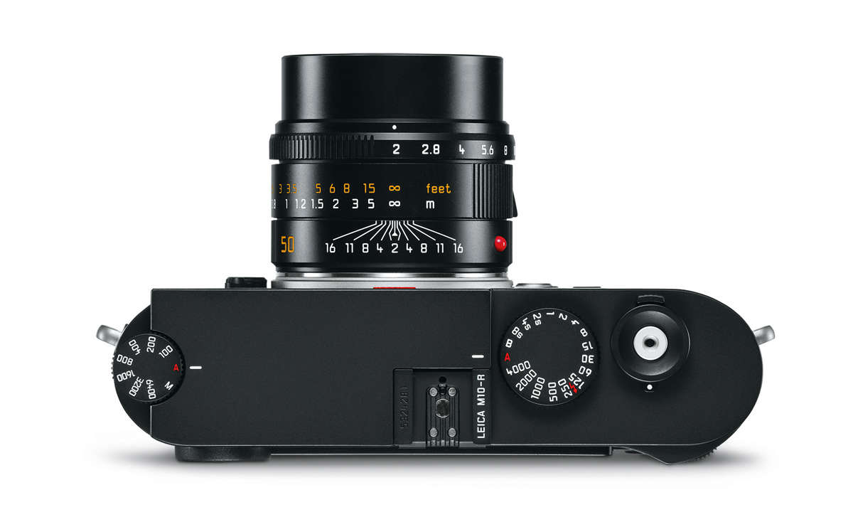 Leica M10-R im Test - Ansicht von oben