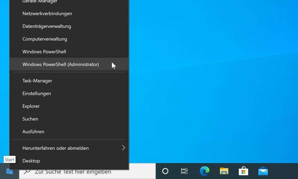 PowerShell starten