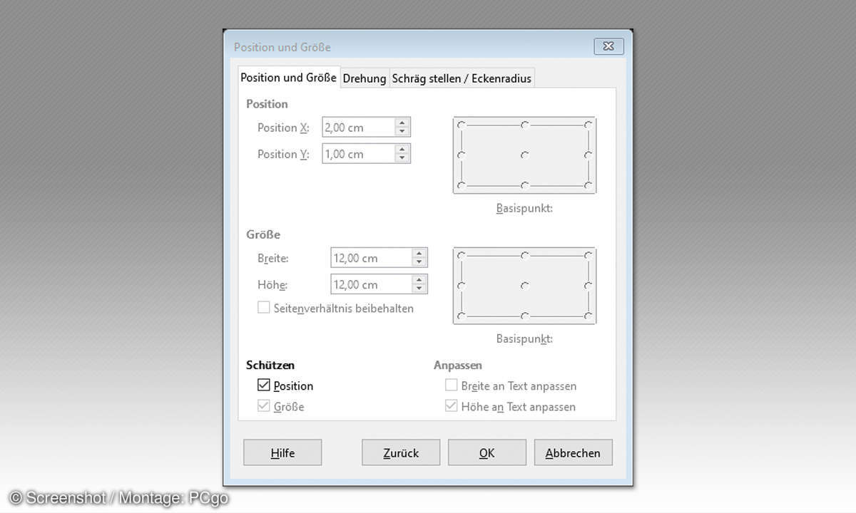 1 LibreOffice Draw: CD/DVD-Einleger - Cover