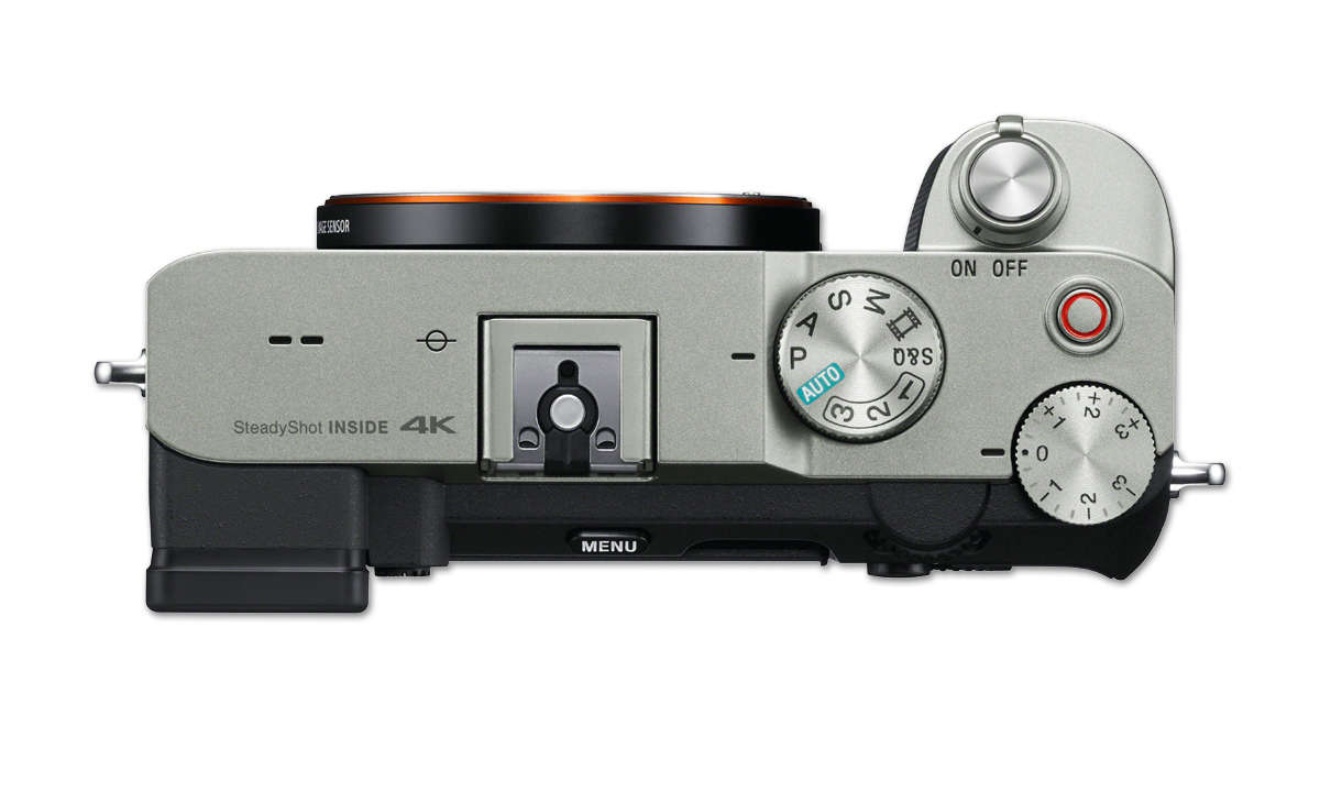 Sony A7C im Test - von oben