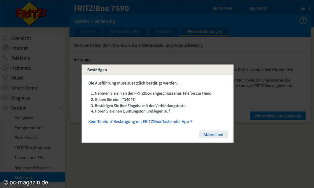 Fritz Repeater 2400 Auf Werkseinstellungen Zurücksetzen Fritzbox sicher auf Werkseinstellungen zurücksetzen - so geht's