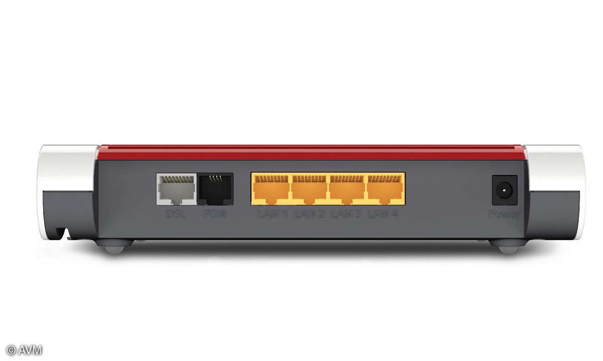 AVM Fritzbox 7530 AX - Anschlüsse
