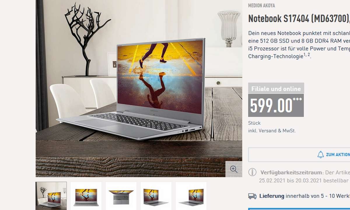 Aldi bekommt einen neuen Laptop in die Filialen.