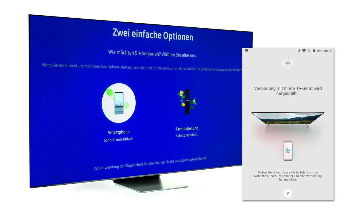 Samsung GQ75QN900A im Test - Einrichtung 1 Screenshot