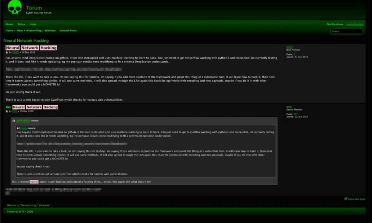 Screenshot Hacker-Frorum