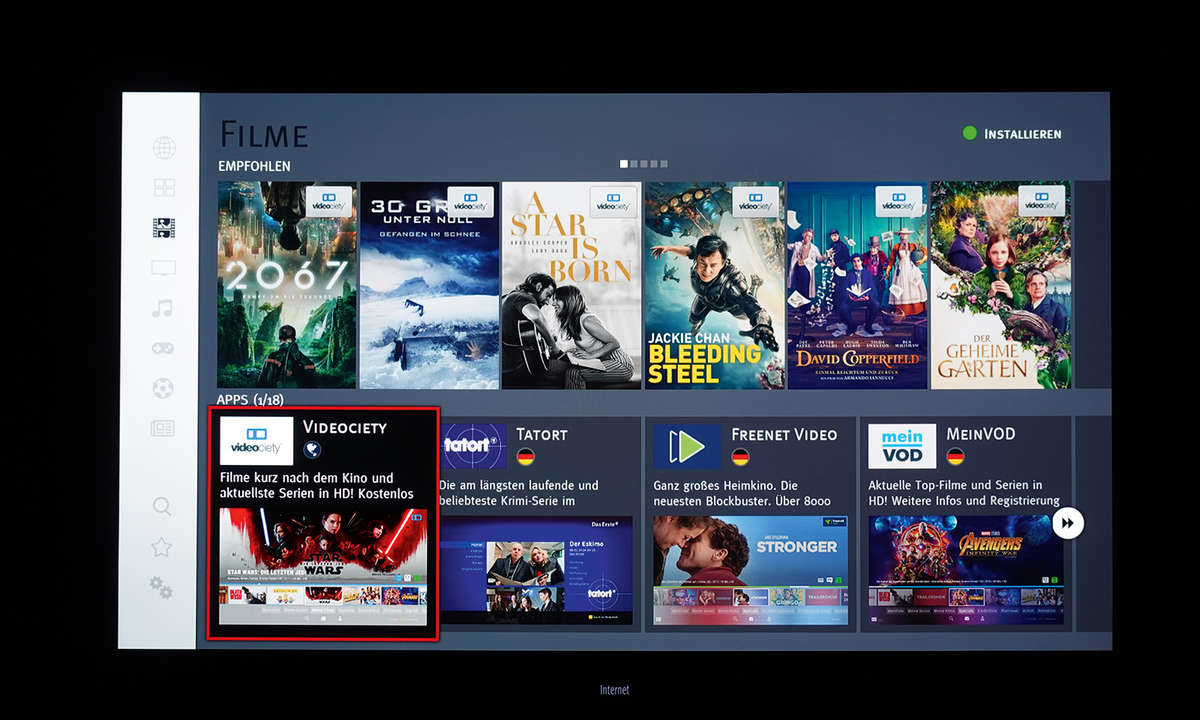 VoD Anbieter Videocity