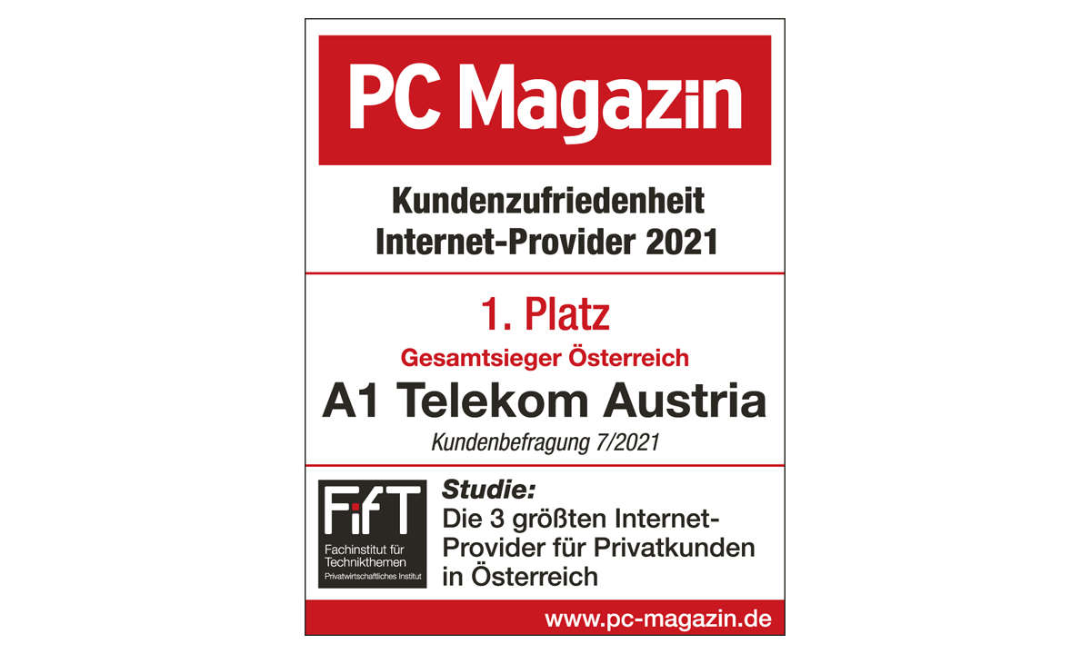 Kundenbarometer Internet-Provider 2021: Gesamtsieger in Österreich ist