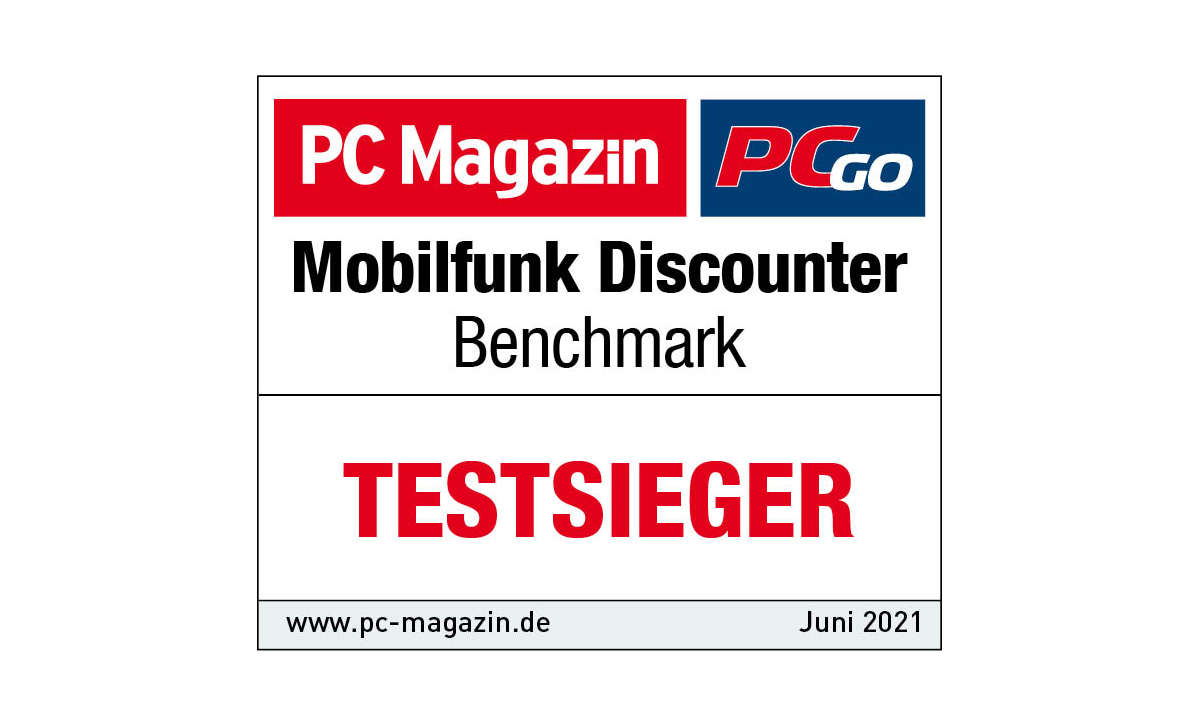 Mobilfunk Discounter Benchmark 2021: Testsieger