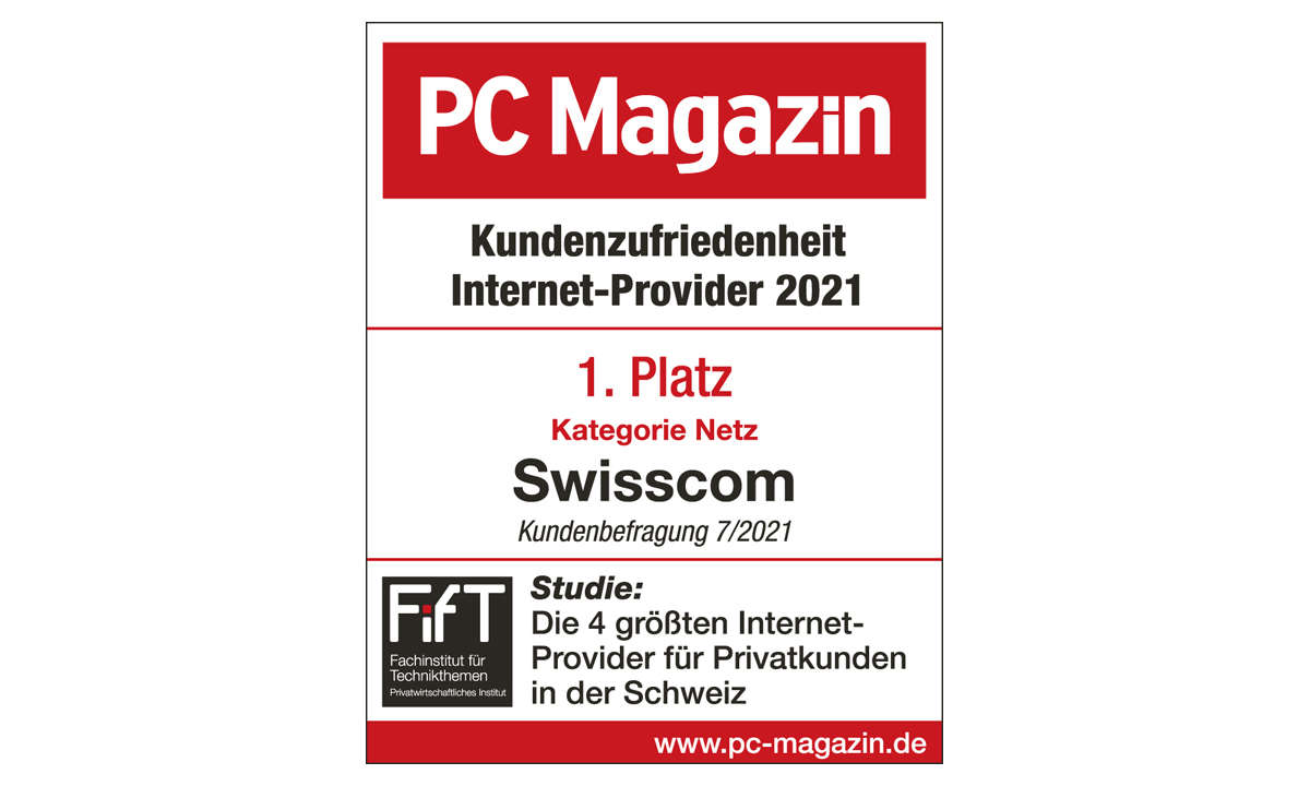Kundenbarometer Internet-Provider 2021 Österreich: Sieger in der Kategorie Netz ist