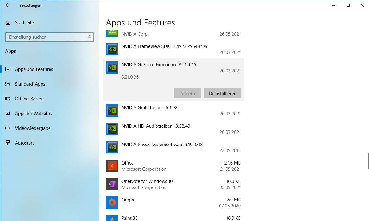 Grafikkartentreiber restlos entfernen