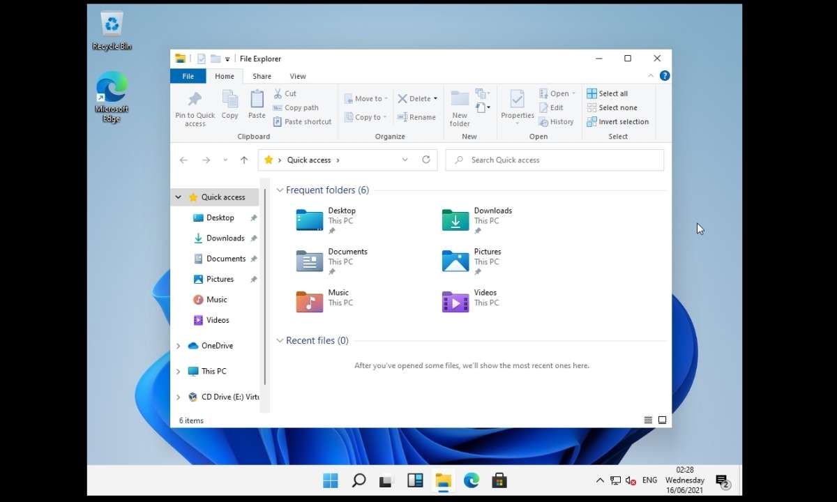 Windows 11 enthält den Datei-Explorer mit neuen Symbolen für Ordner und mehr.