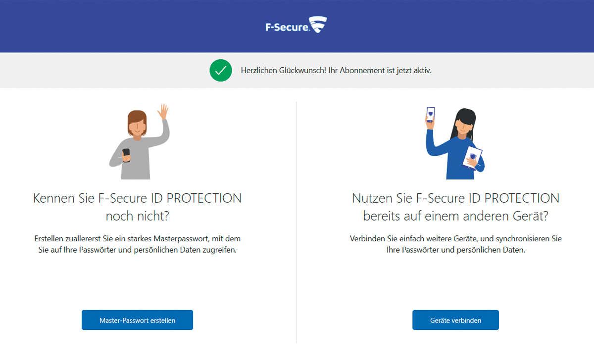 Passwort-Manager Test 2021: F-Secure Screenshot