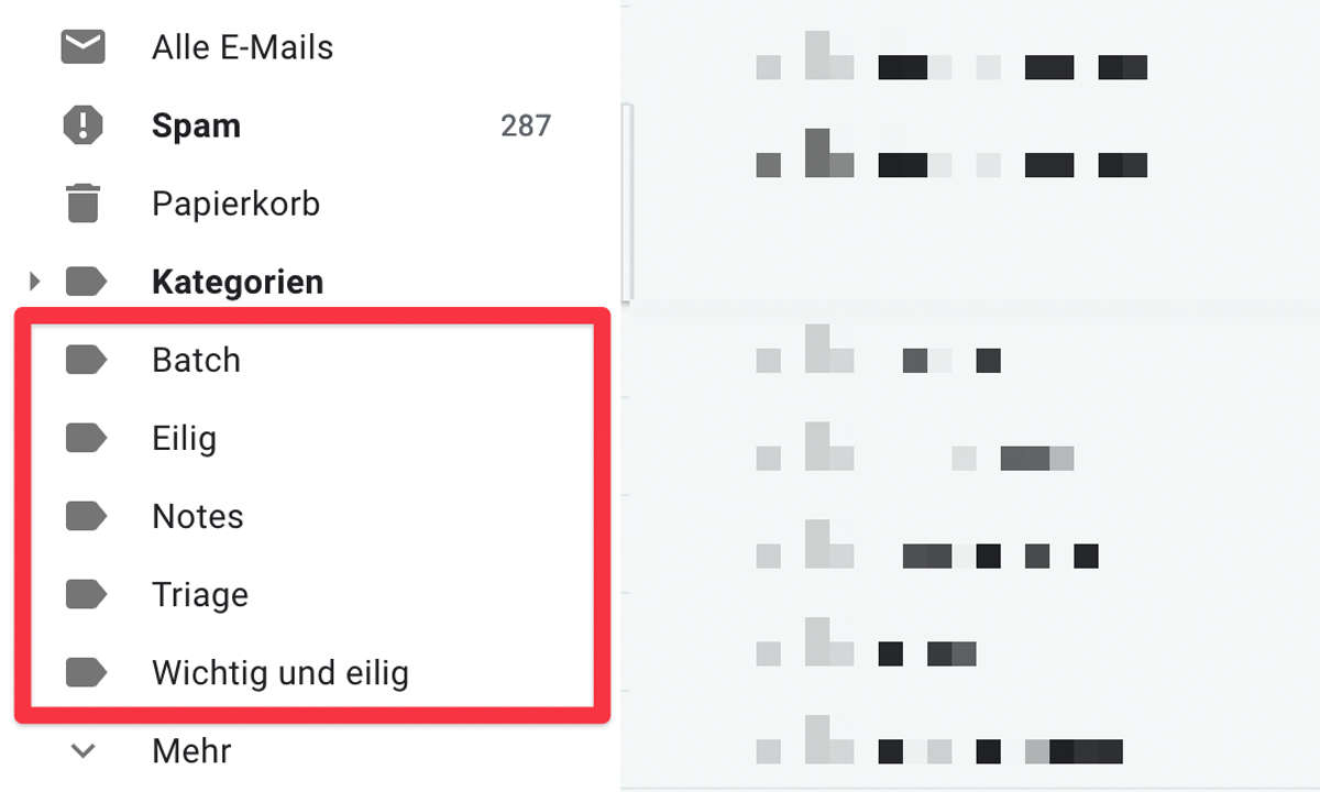 Gmail: Kategorien deaktivieren - so geht's!