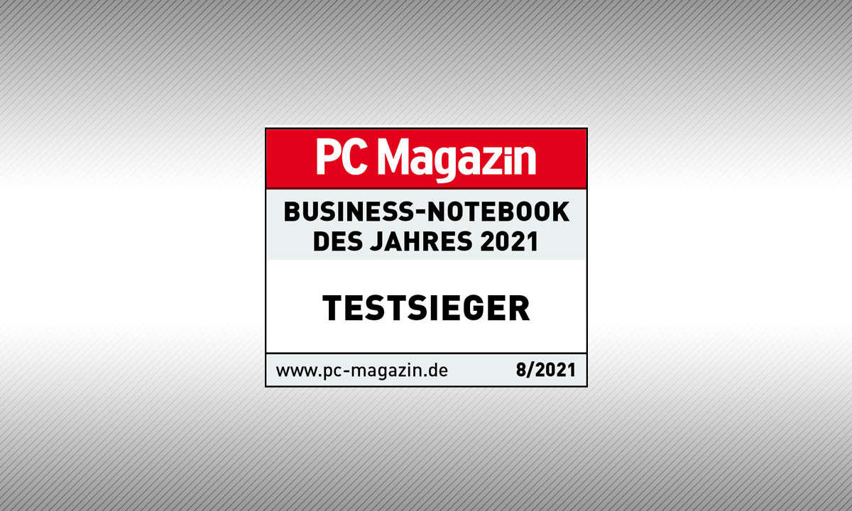 Testsiegel PC Magazin Testsieger Business-Drucker des Jahres 2021