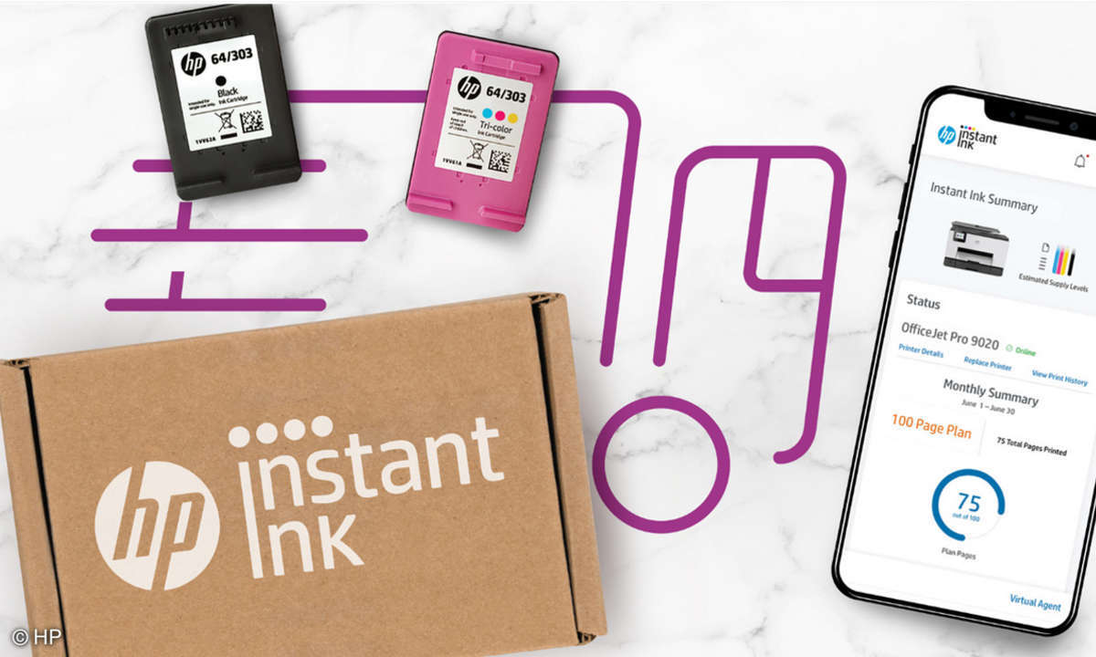 Mit HP Instant Ink ist der Aufwand rund um Tintennachschub Geschichte.