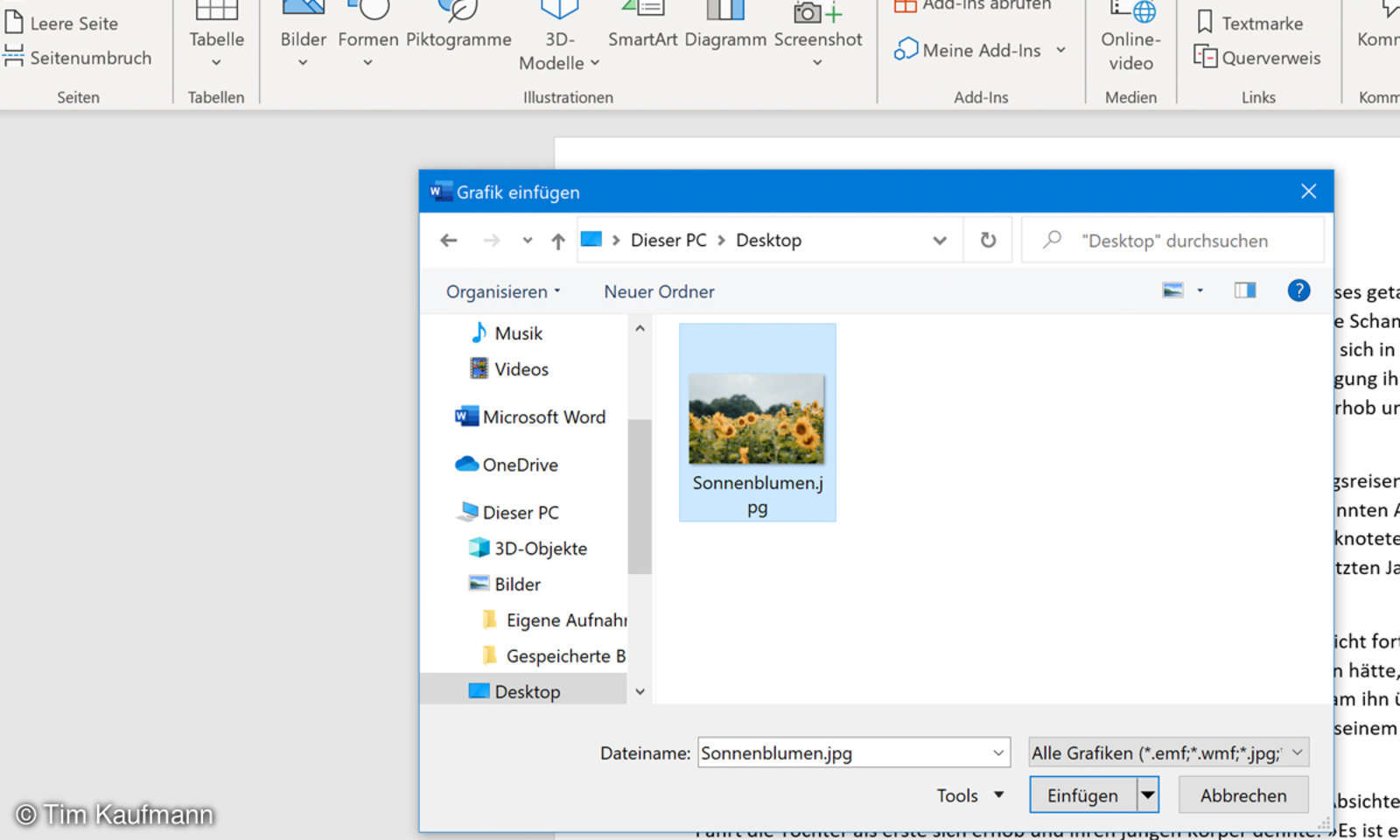 Word Bilder frei bewegen so geht