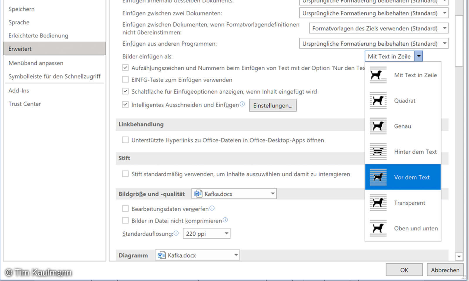 Word: Bilder frei bewegen - so geht's - connect-living