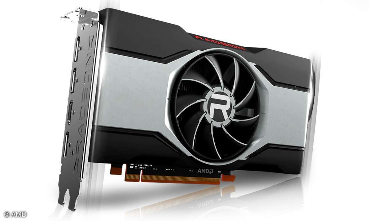 Eine kompakte Grafikkarte für den 1080p-Bildschirm: die Radeon RX 6600 XT.