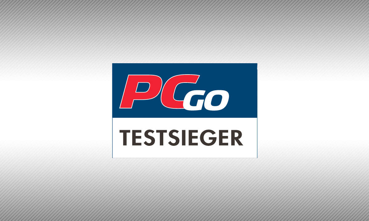 PCgo Testsiegel Testsieger