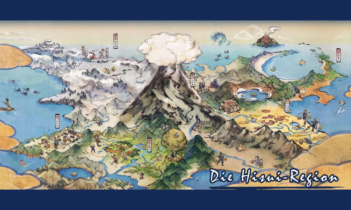 Pokemon Legenden Arceus Map