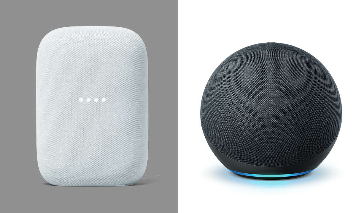 Amazon Echo Gen 4 und Google Net Audio