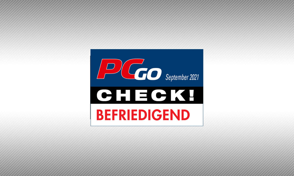 PCgo Check Siegel Befriedigend Oktober 2021