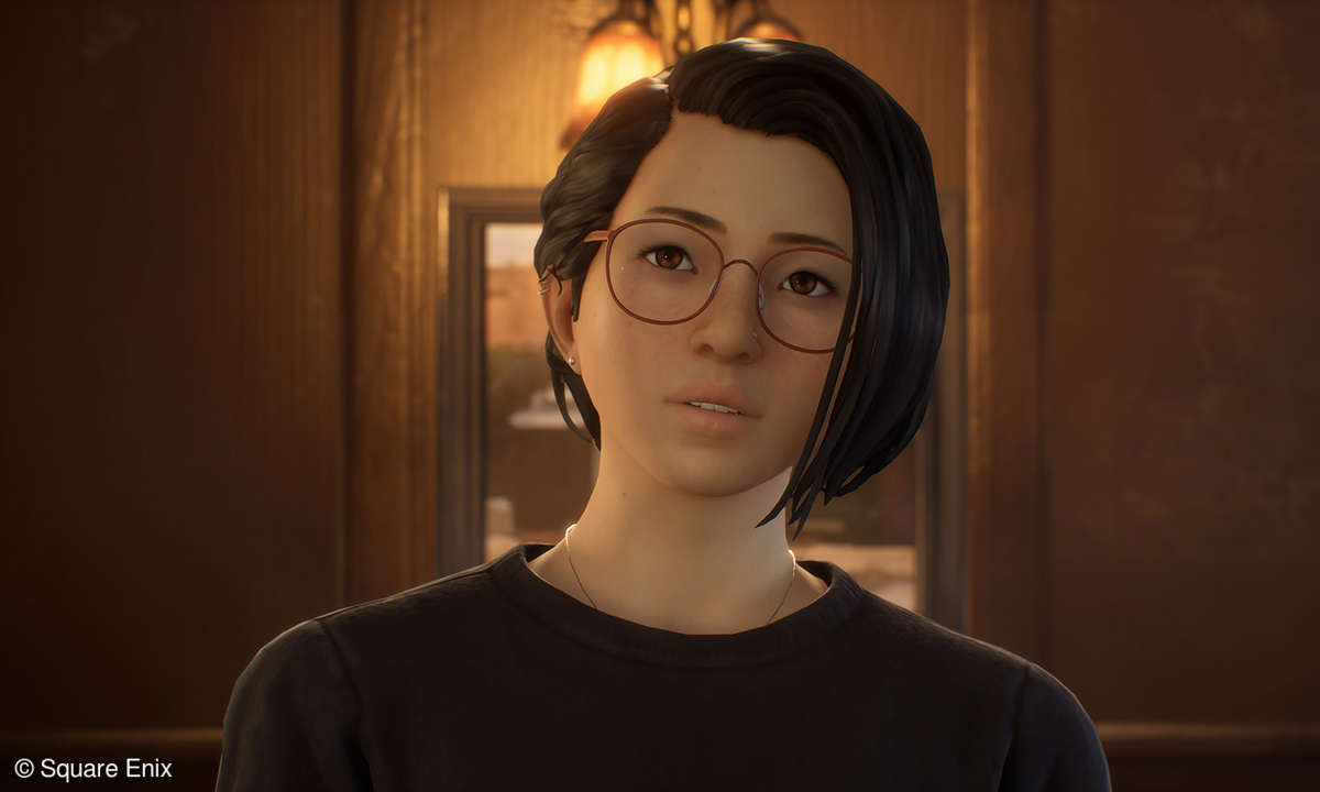 Hauptdarstellerin Alex Chen mit einem unsicheren Gesichtsausdruck