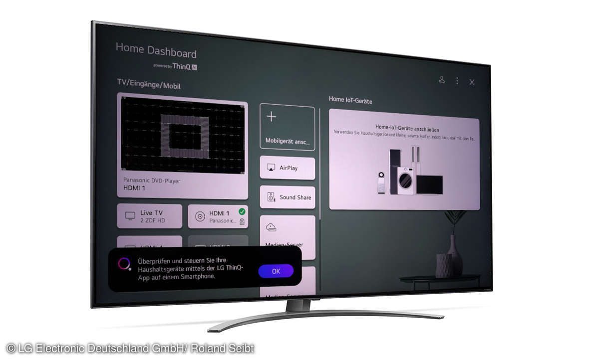LG 65NANO819PA im Test: Blickwinkel