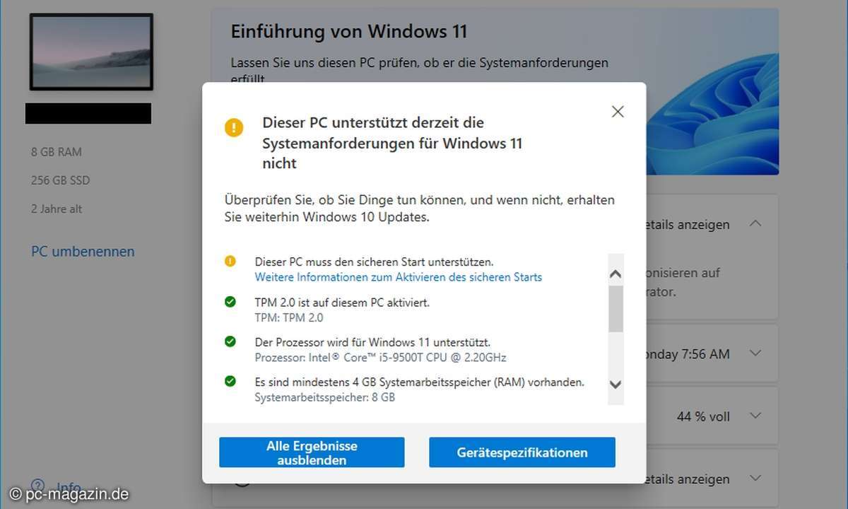 Ist Ihr Rechner für Windows 11 bereit? Das Tool zur Prüfung des eigenen PCs oder Laptops ist wieder da.
